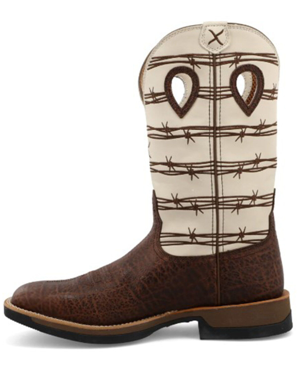 Twisted X Men's 12" Elephant Print Tech X Western Performance Boots - Broad Square Toe