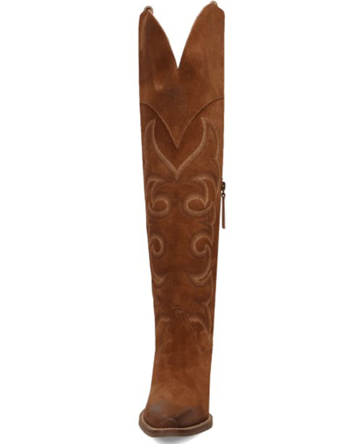 Dingo Women's Primadonna Suede Tall Western Boots - Round Toe