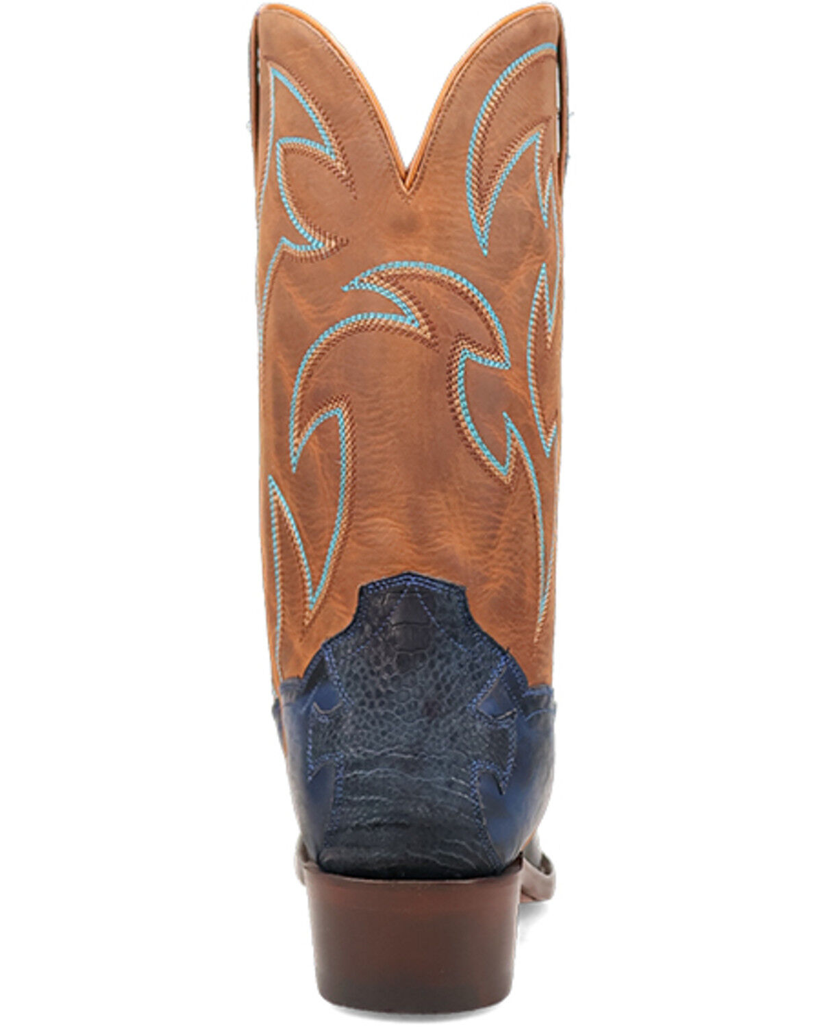 Dan Post Men's Exotic Ostrich Leg Western Boots - Square Toe