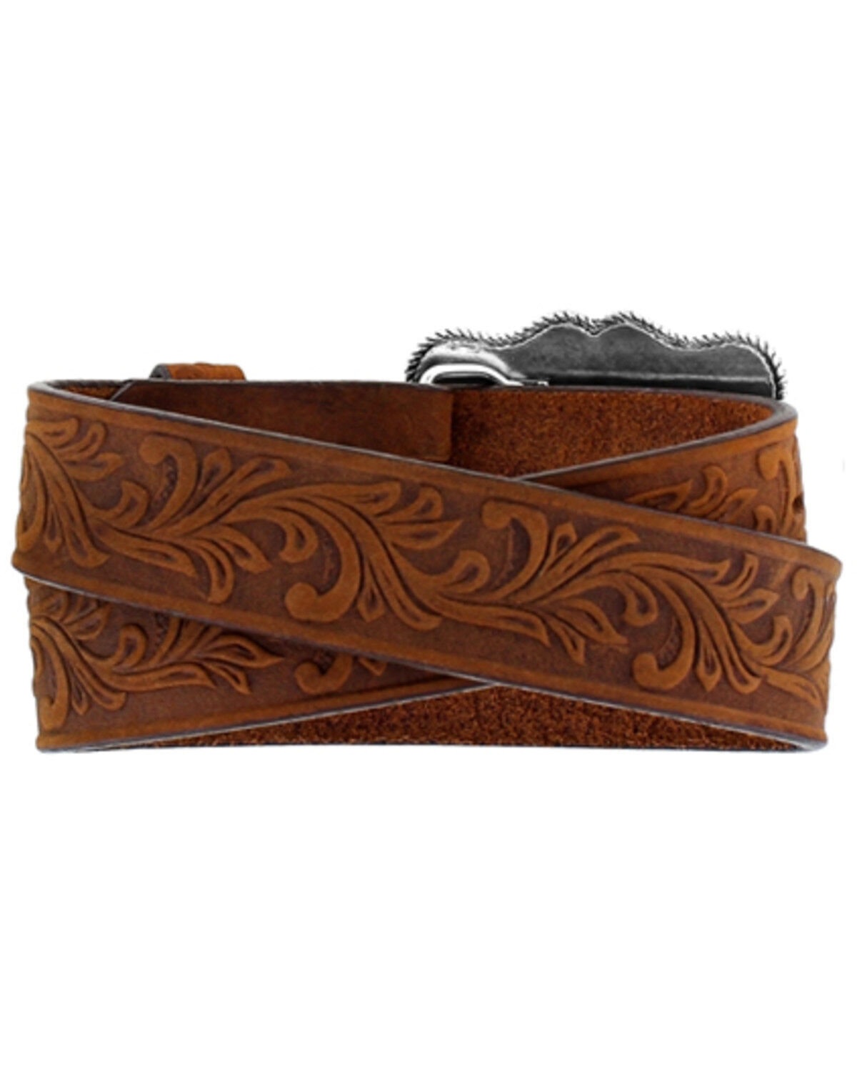 Justin Girls' Brown American Pride Belt