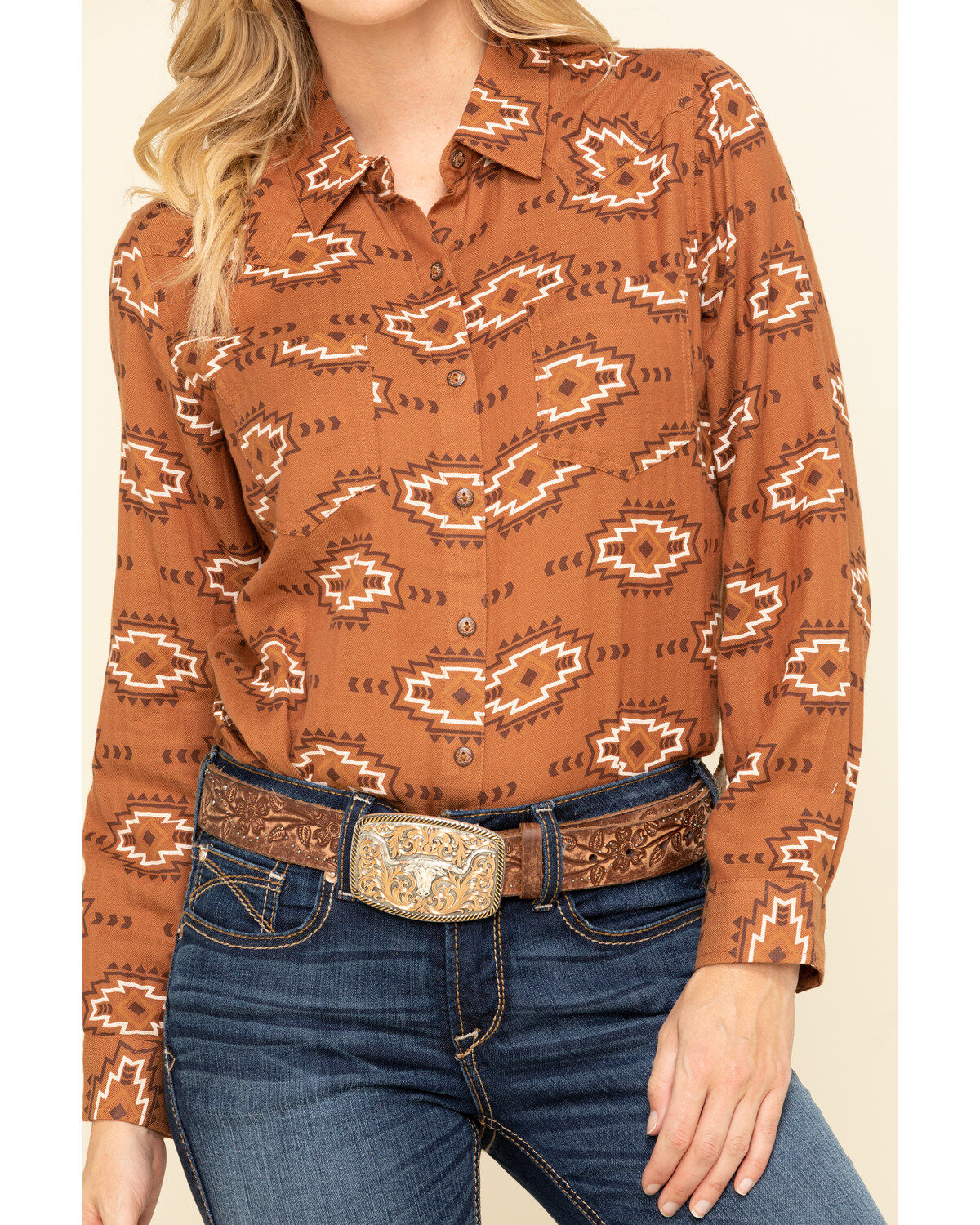 Ariat Women's Autumn Blossom R.E.A.L Billie Jean Shirt