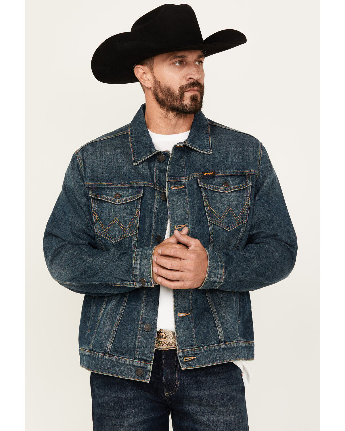 Wrangler Retro Men's Unlined Medium Wash Denim Jacket