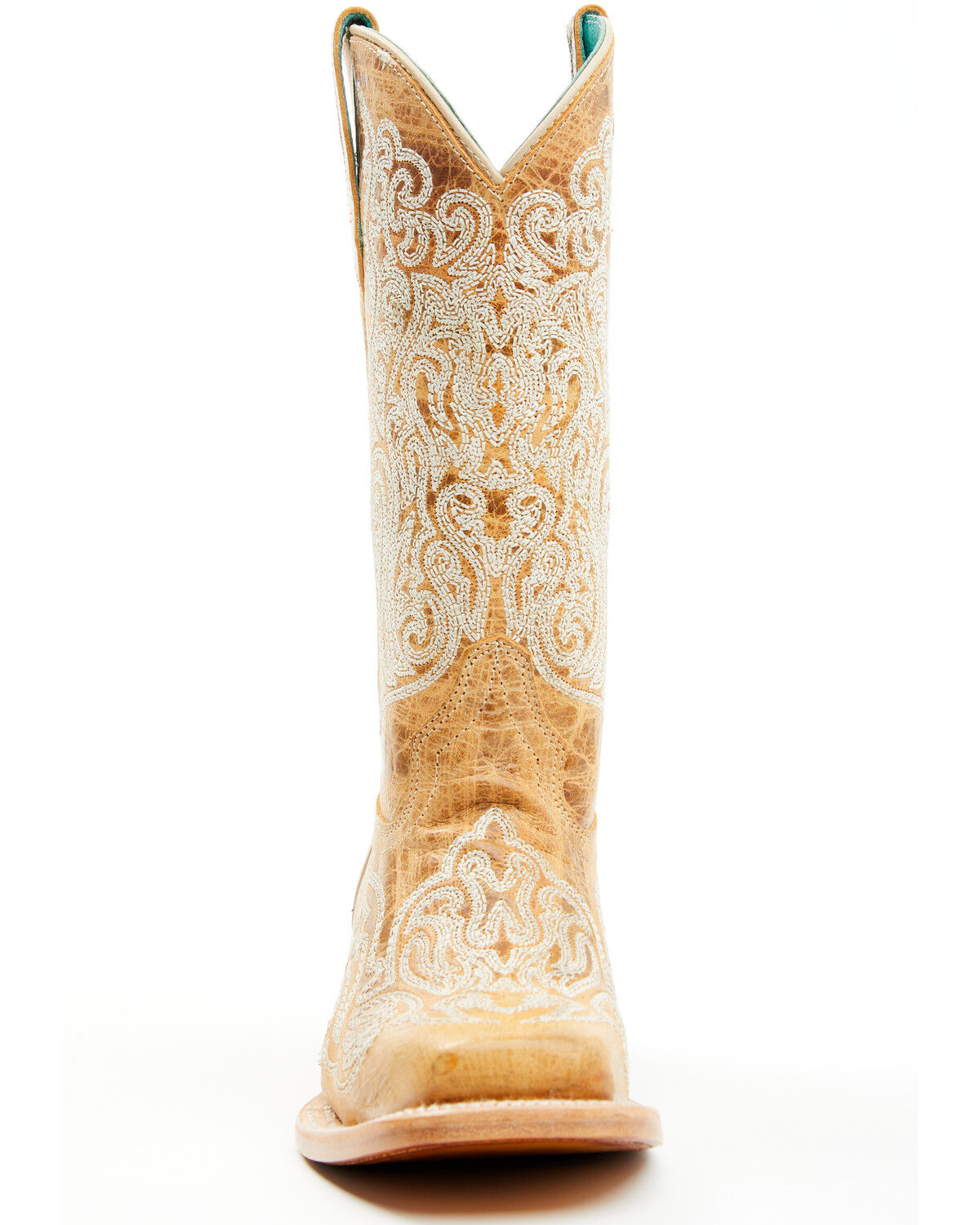 Corral Girls' Luminescent Embroidered Western Boots - Square Toe