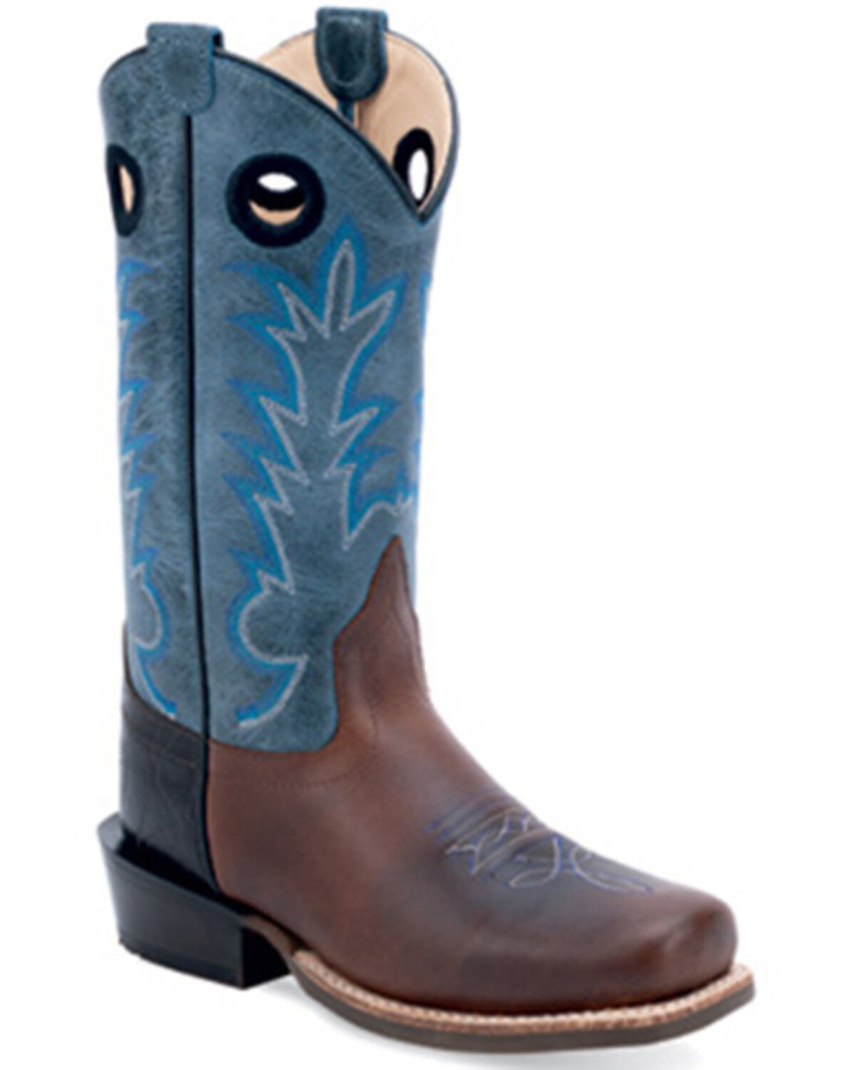 Old West Boys' Tall Western Boots - Square Toe