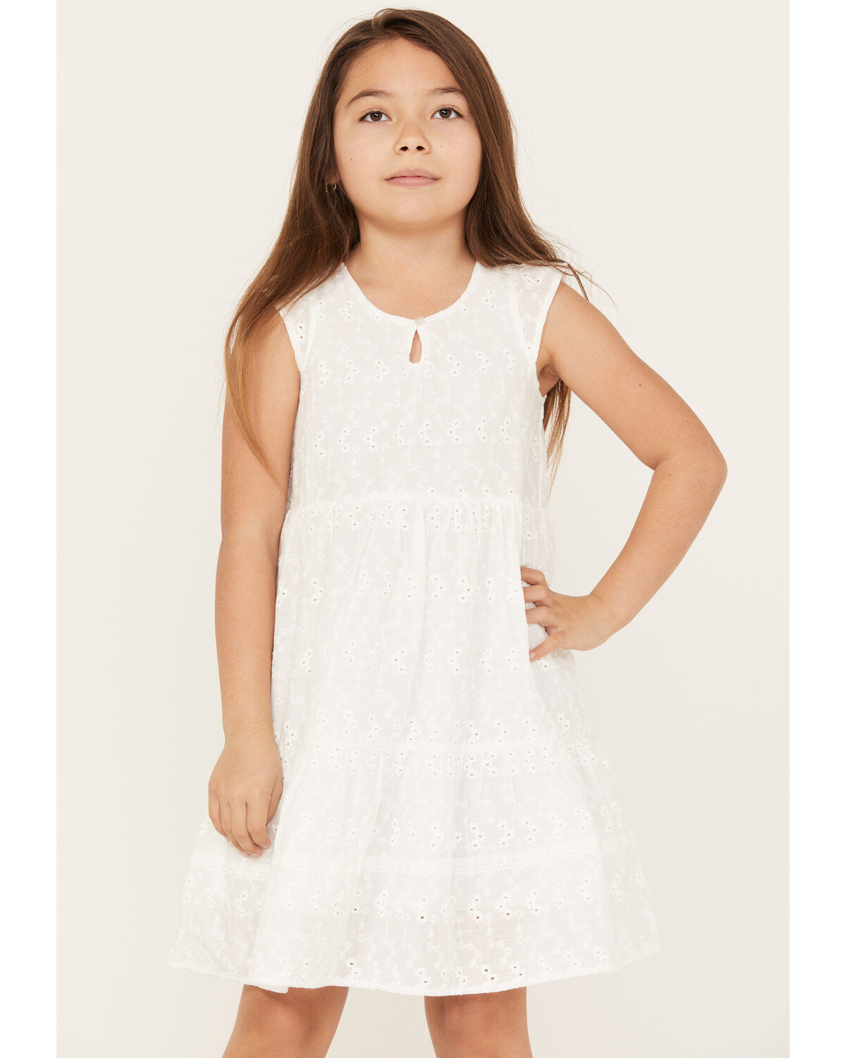 Shyanne Girls' Eyelet Western Dress