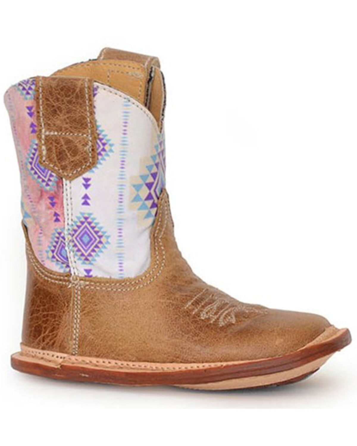Roper Infant Girls' AZ Southwestern Western Boots - Square Toe