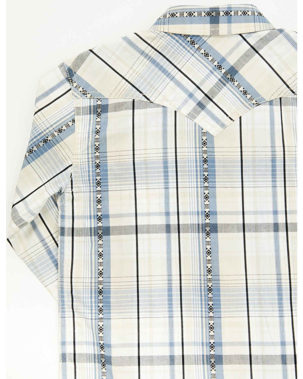 Cody James Toddler Boys' Western Wind Plaid Print Long Sleeve Snap Western Shirt