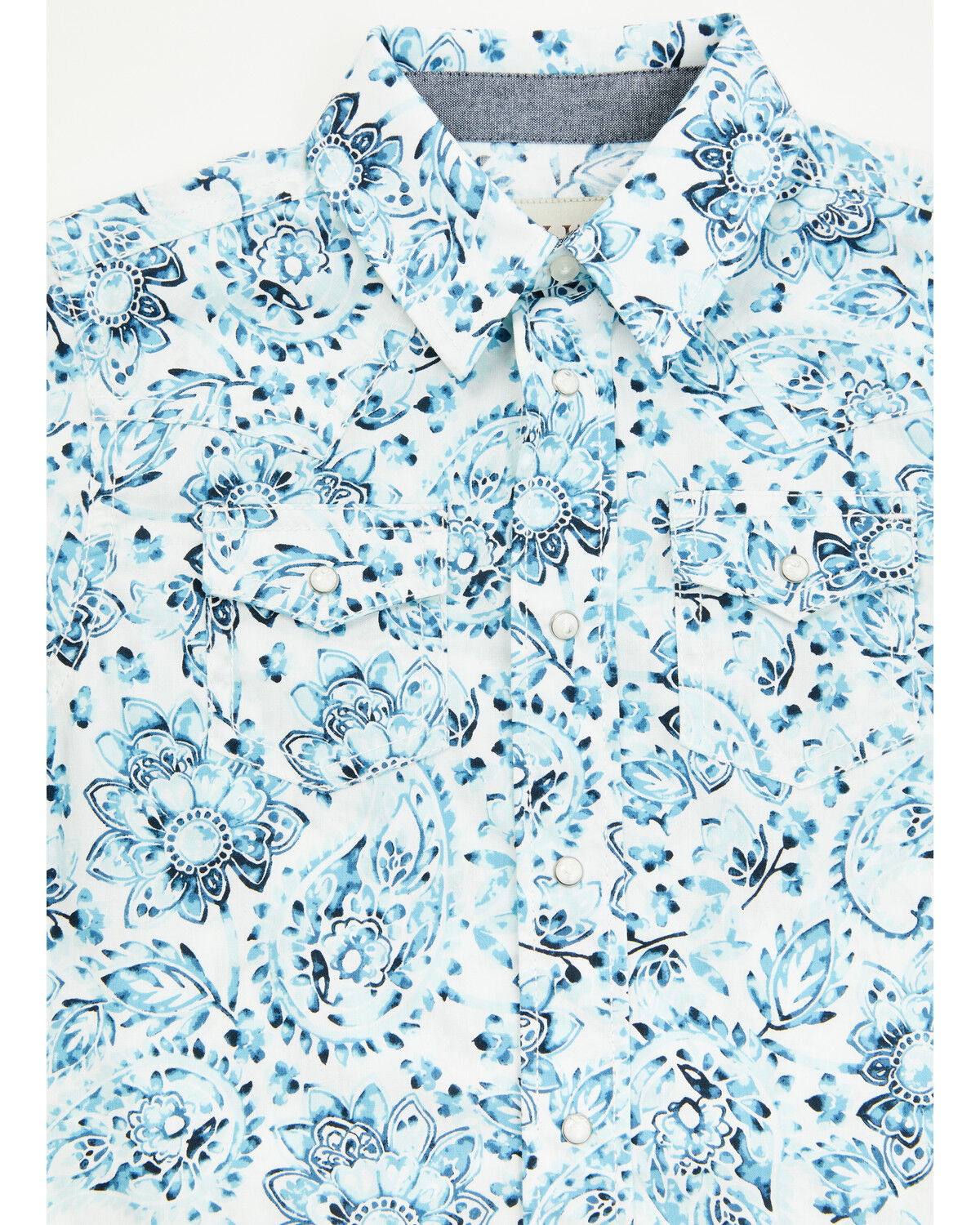 Cody James Toddler Boys' Frontier Threads Paisley Print Short Sleeve Snap Western Shirt