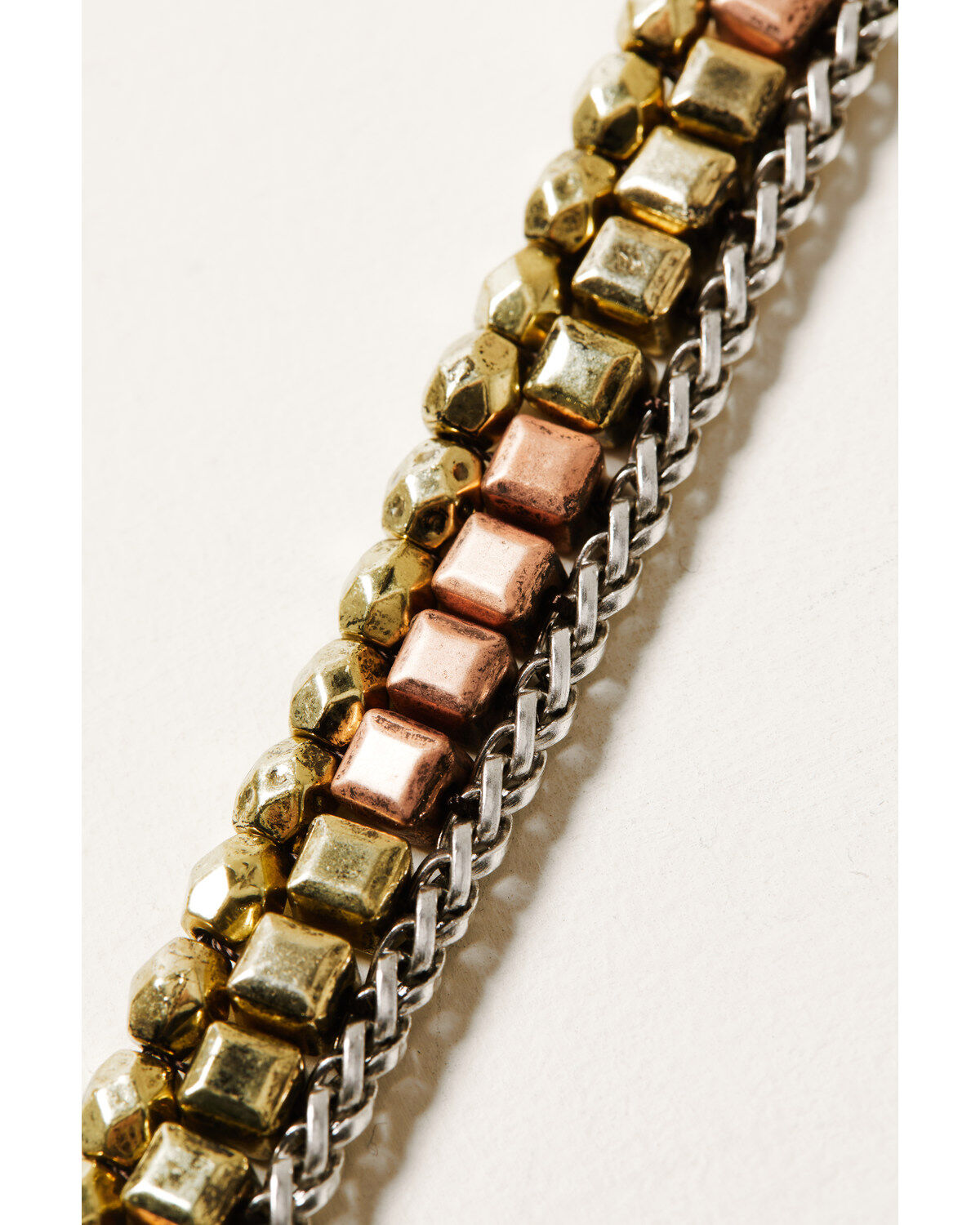 Shyanne Women's Cactus Rose Mixed Metal Bracelet Set - 3 Piece