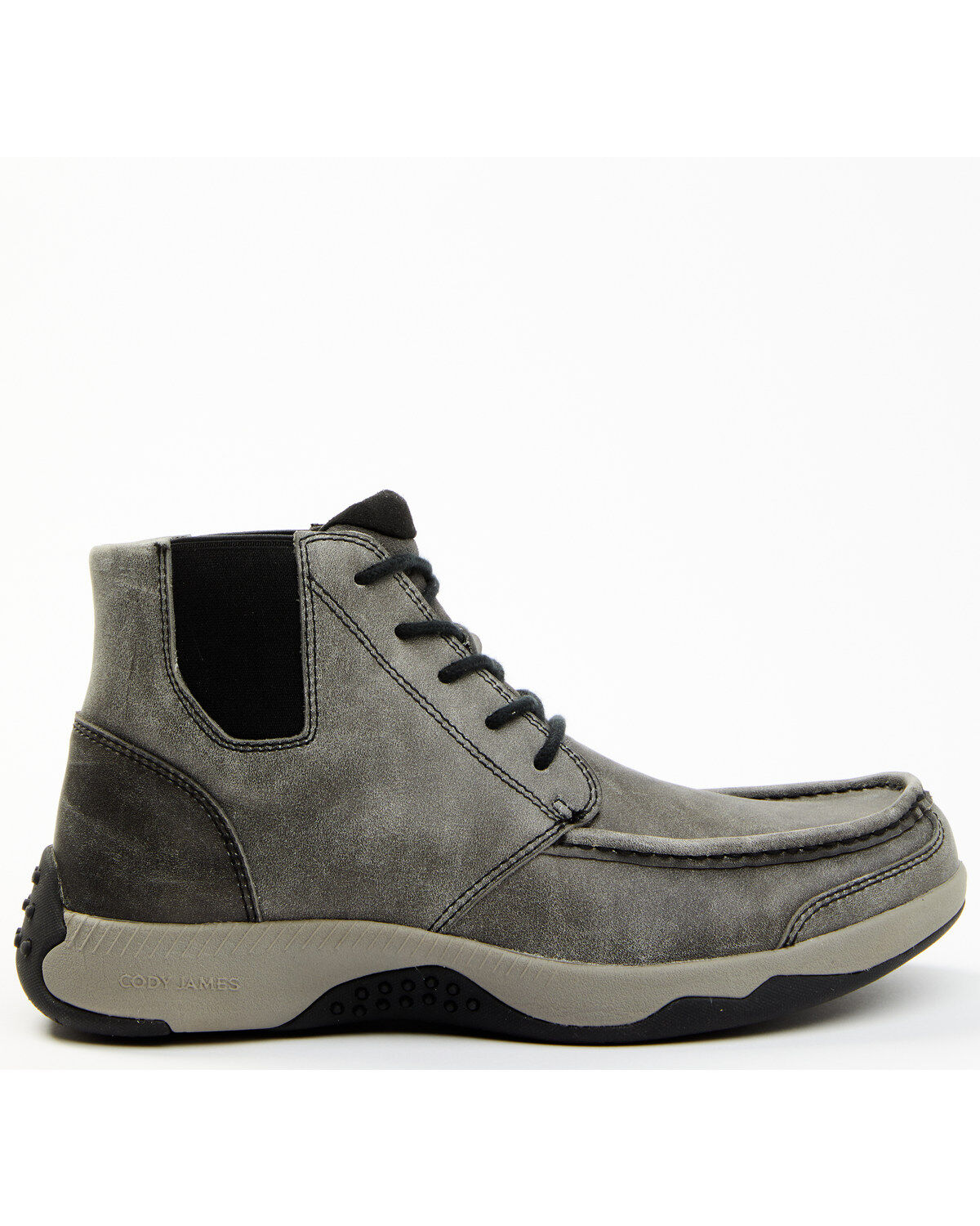 Cody James Men's Trusted Glacier Lace-Up Casual Chelsea Boots - Moc Toe
