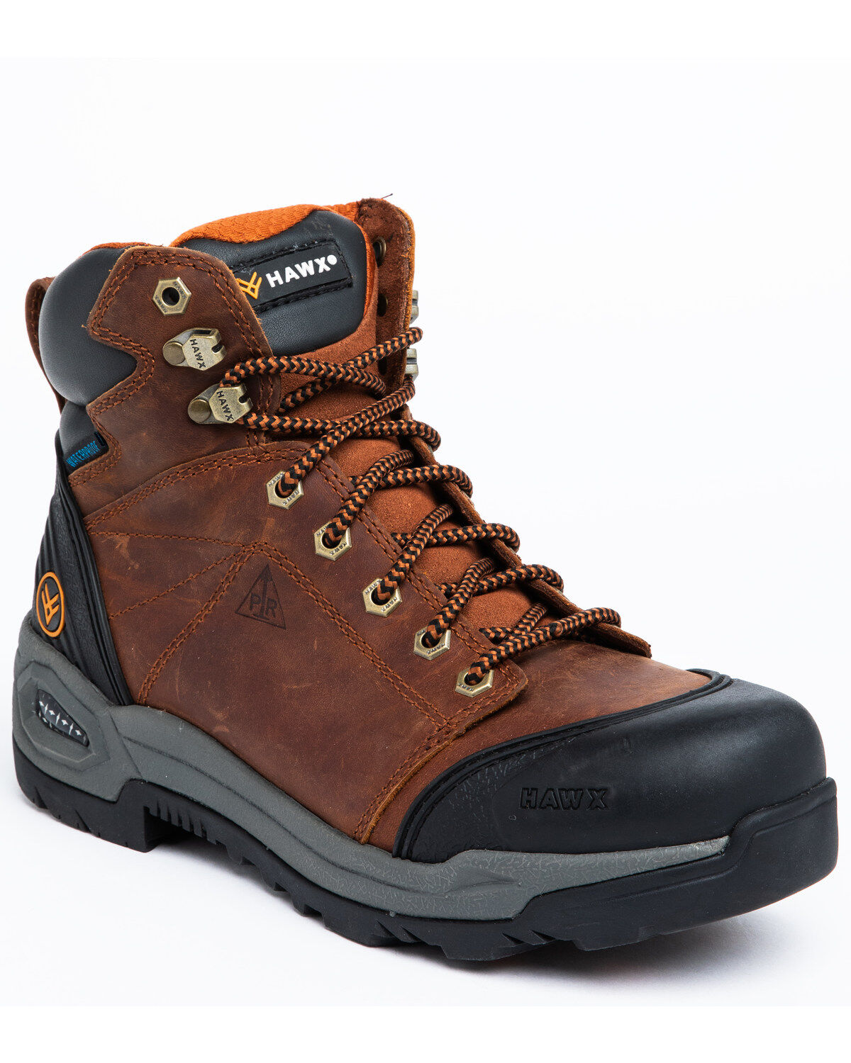 Hawx Men's 6" Lace-To-Toe Waterproof Work Boots - Composite Toe