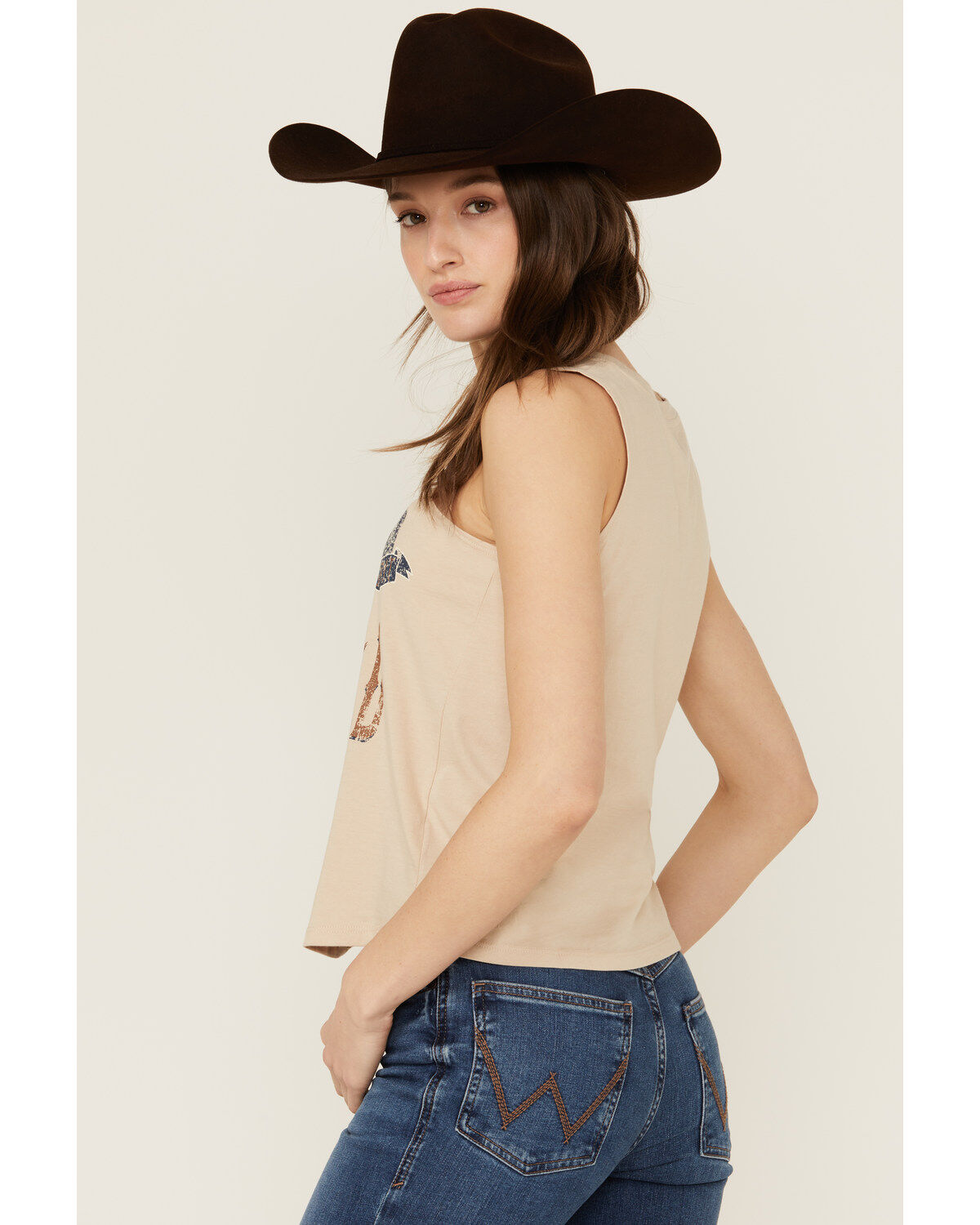 Shyanne Women's Buck Wild Sleeveless Graphic Tank