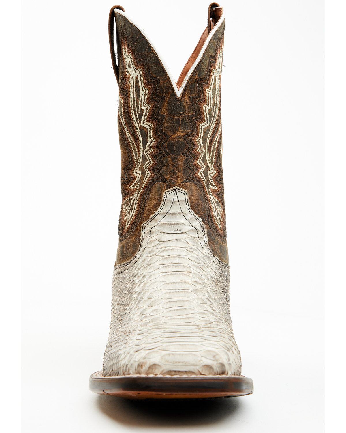 Dan Post Men's Brutus Exotic Python Western Performance Boots - Broad Square Toe