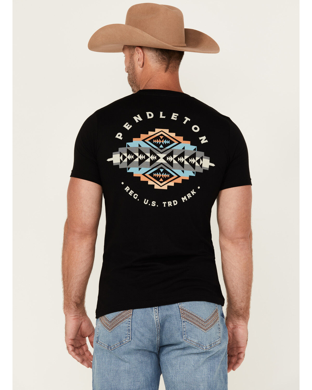 Pendleton Men's Boot Barn Exclusive Pinto Mountains Short Sleeve Graphic T-Shirt