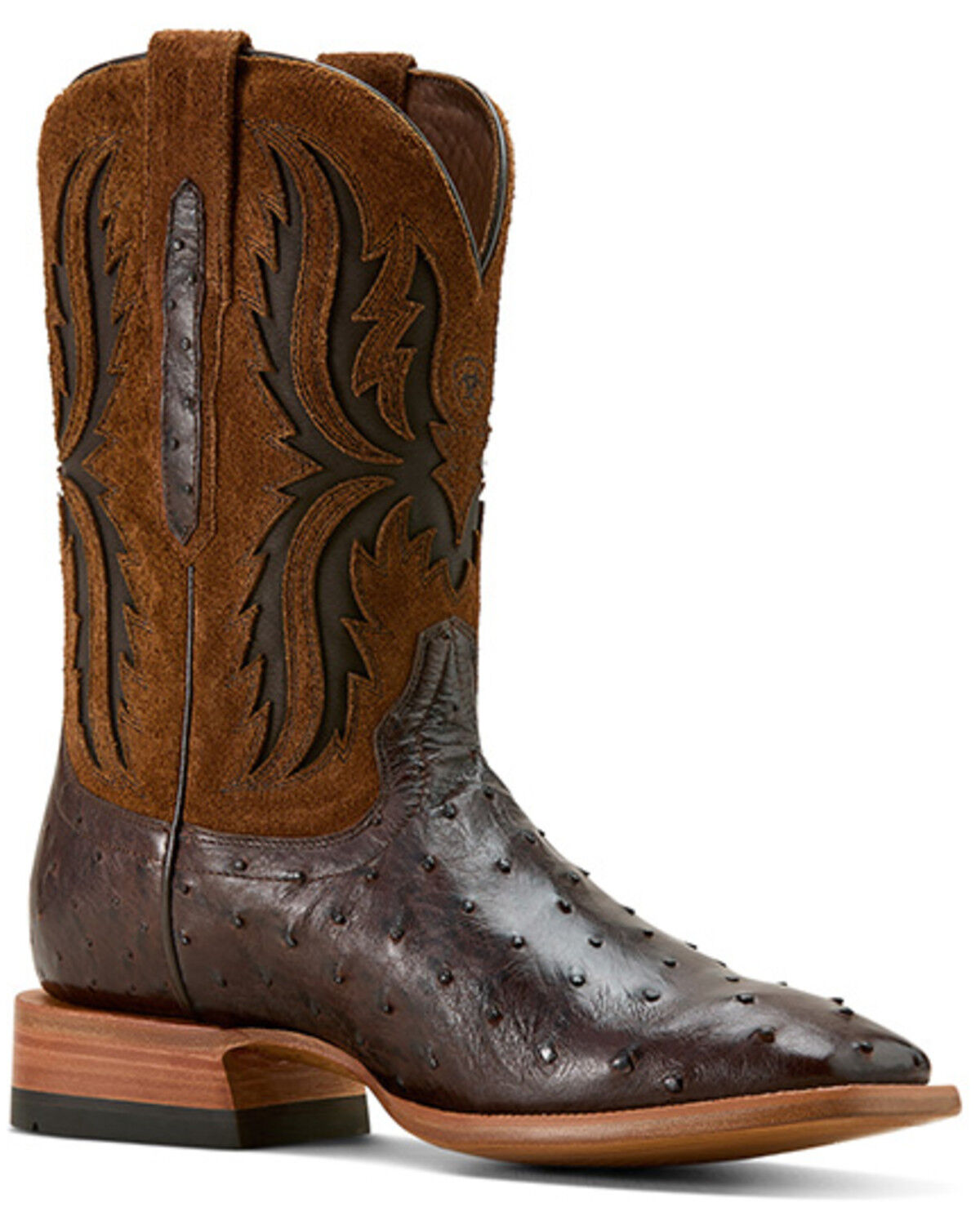 Ariat Men's Drifter Exotic Ostrich Western Boots - Broad Square Toe