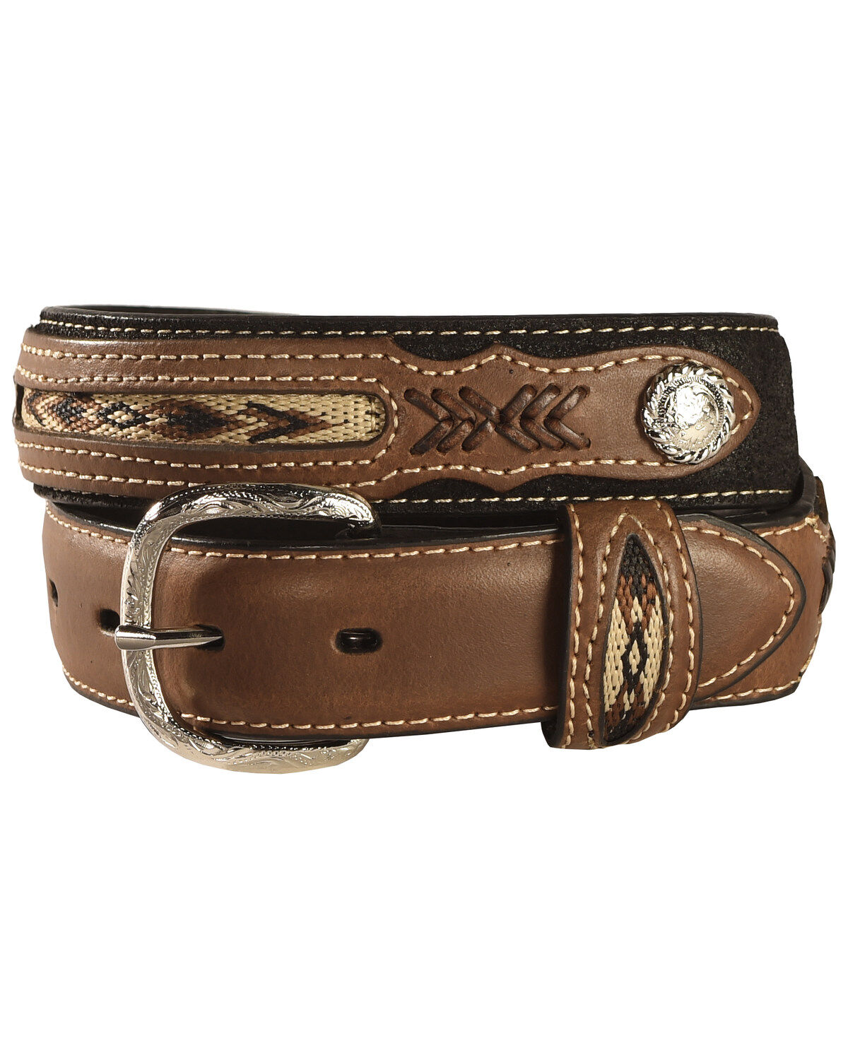 Nocona Belt Co. Boy's Aztec Print Belt