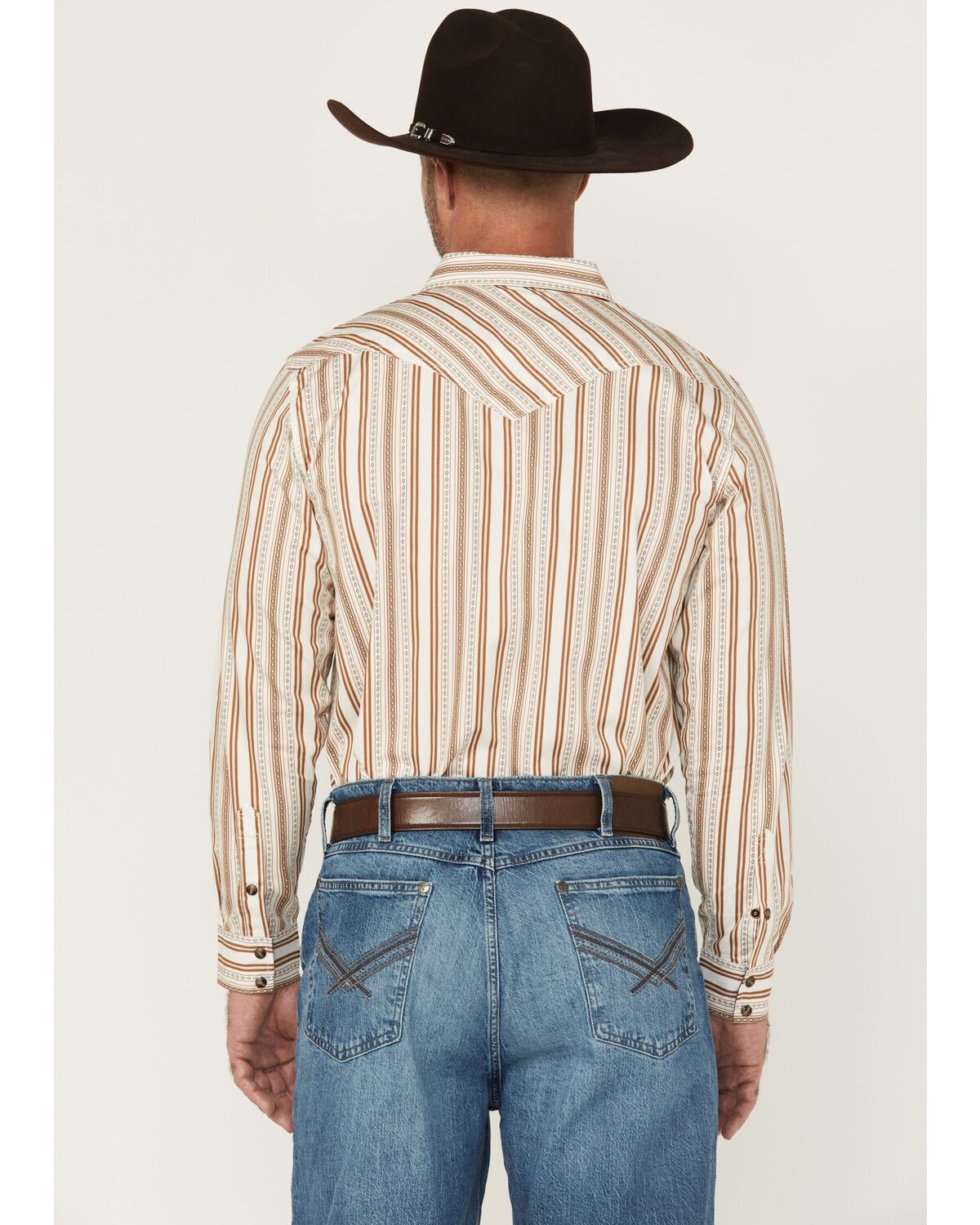 Cody James Men's Sierra Southwestern Striped Long Sleeve Snap Western Shirt