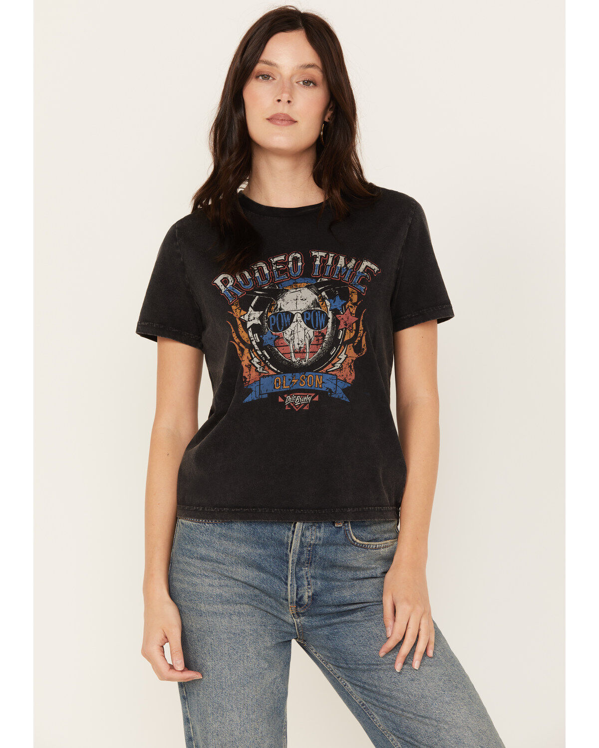 Rock & Roll Denim Women's Short Sleeve Dale Brisby Graphic Tee