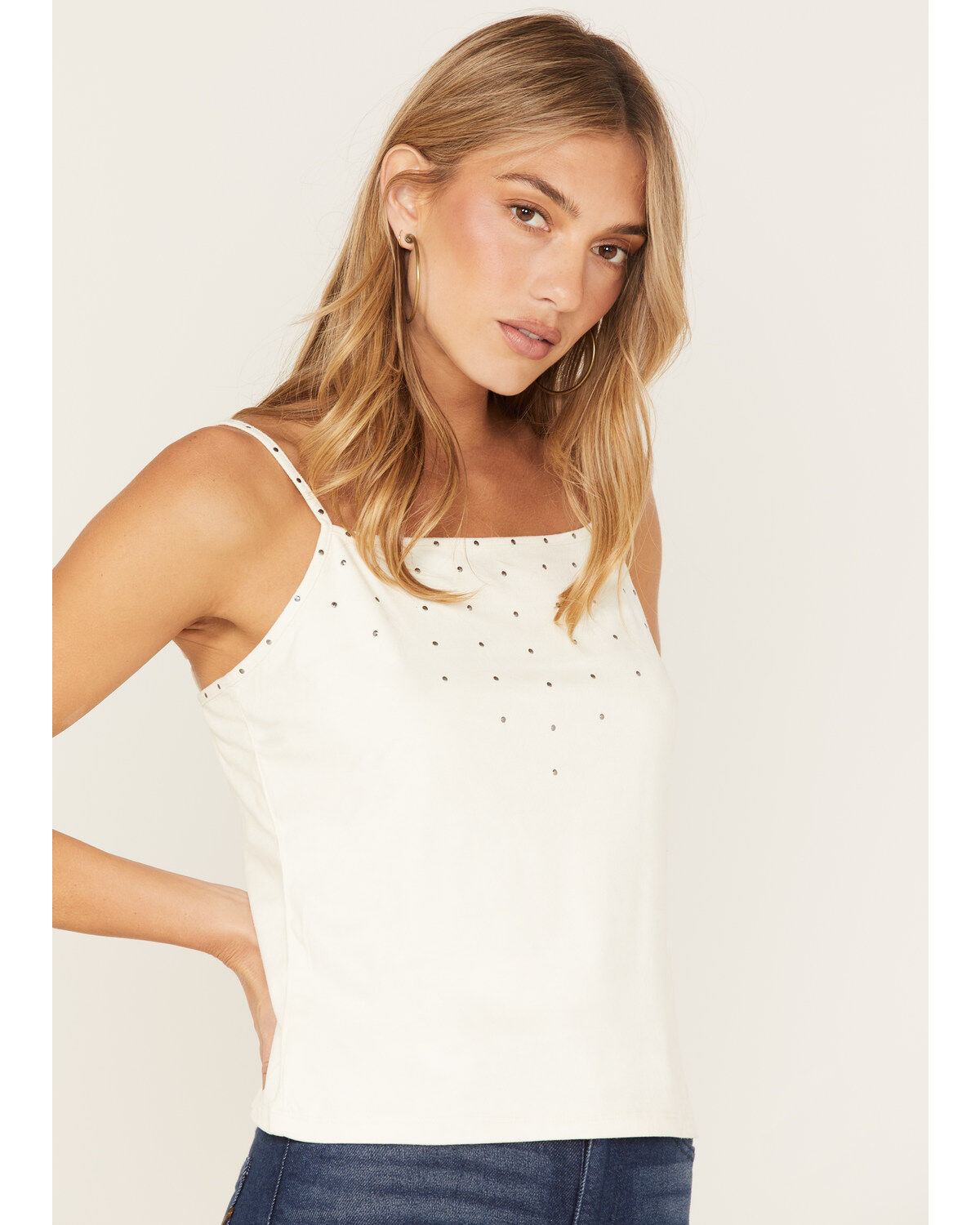 Idyllwind Women's Studded Faux Suede Date Night Top