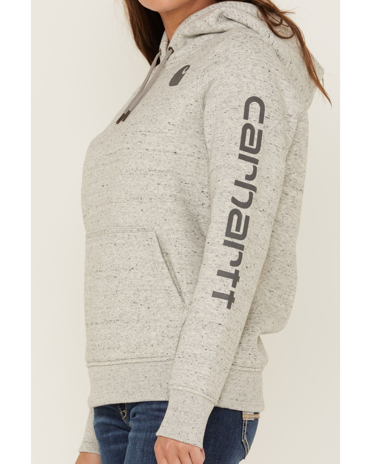Carhartt Women's Clarksburg Sleeve Logo Hooded Sweatshirt