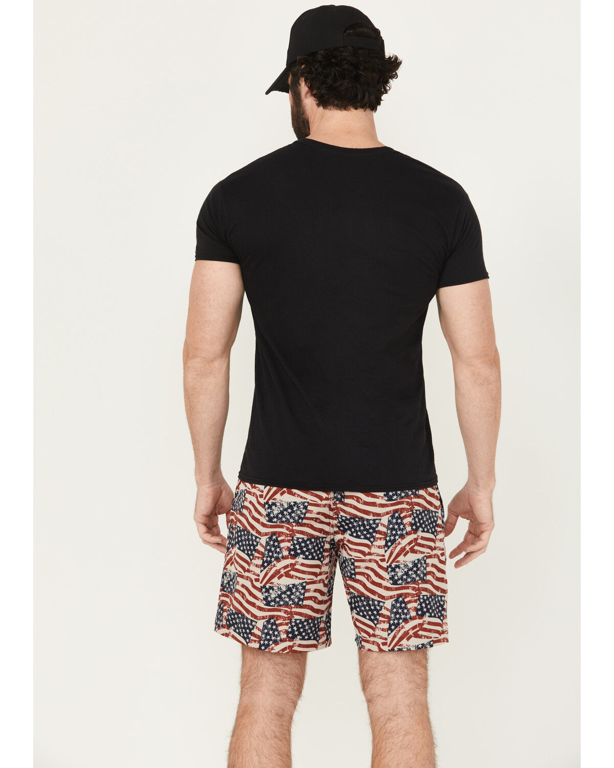 Ariat Men's US Flag Print Tek Shorts