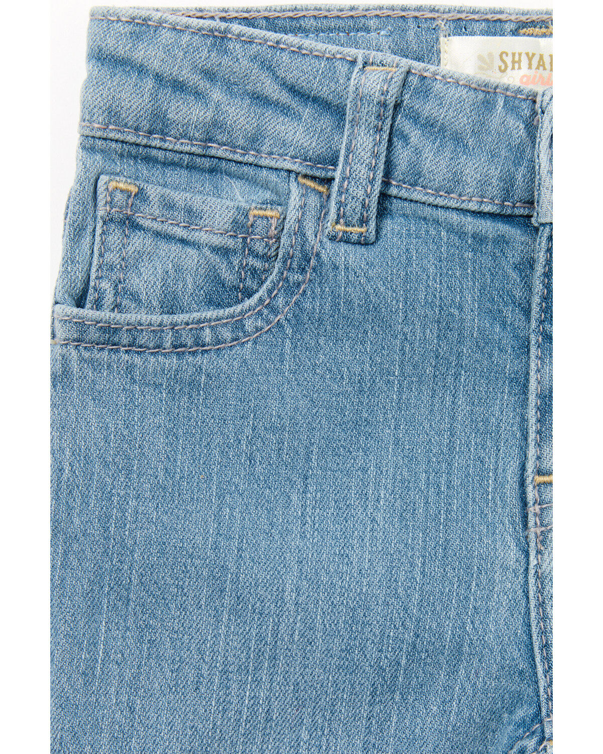 Shyanne Toddler Girls' Light Wash Straight Riding Jeans