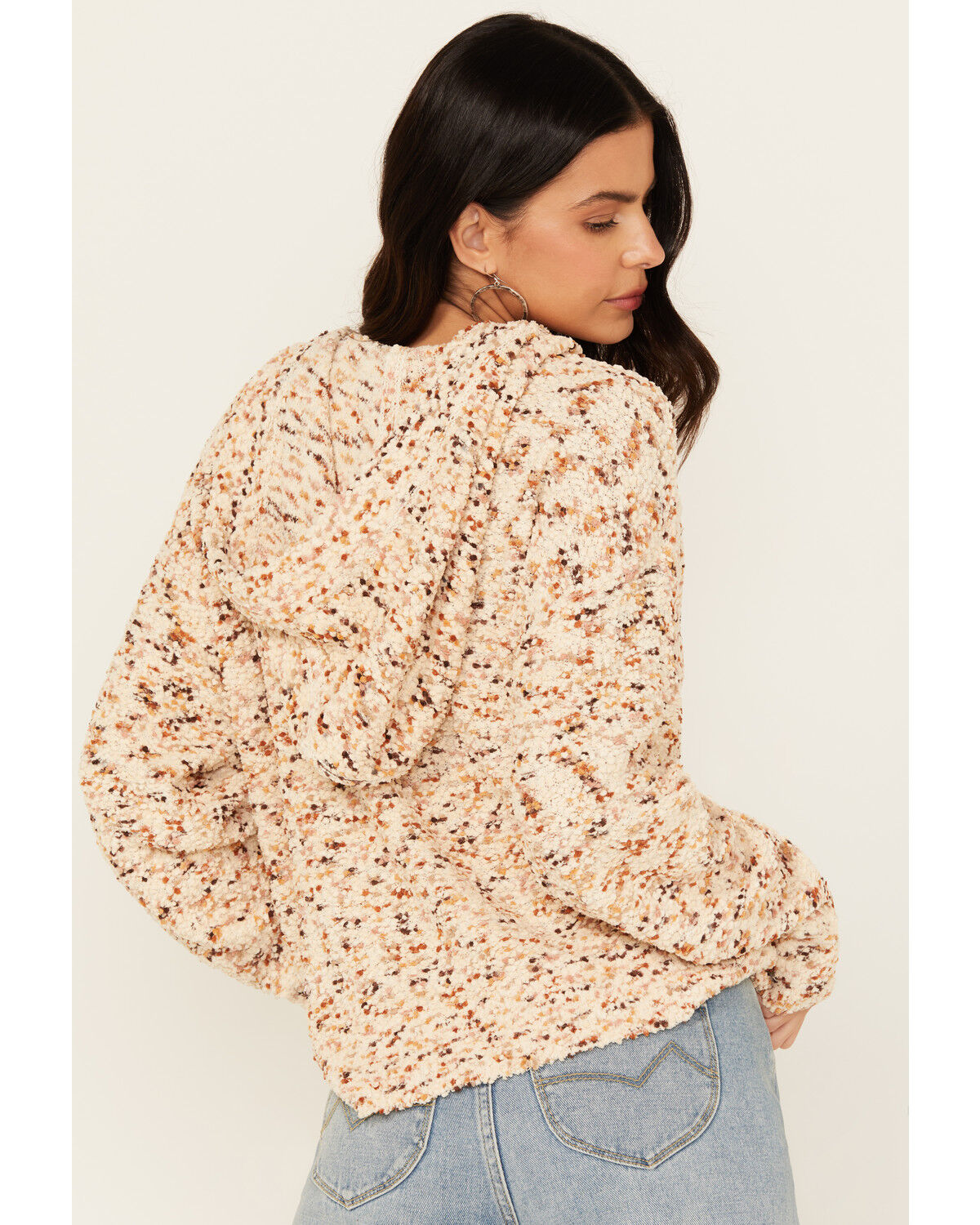 Cleo + Wolf Women's Popcorn Yarn Hoodie