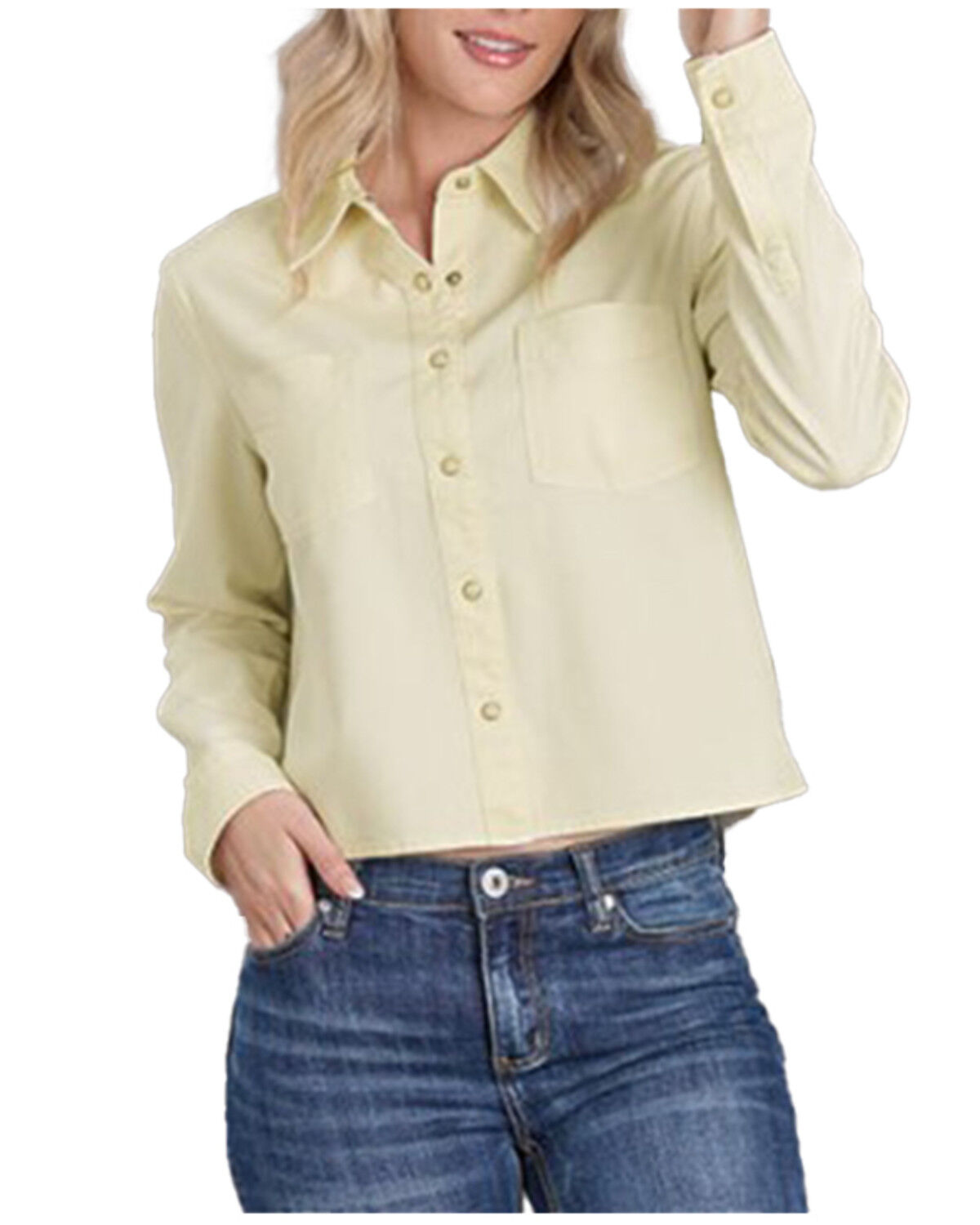 Stetson Women's Embroidered Long Sleeve Snap Western Denim Shirt