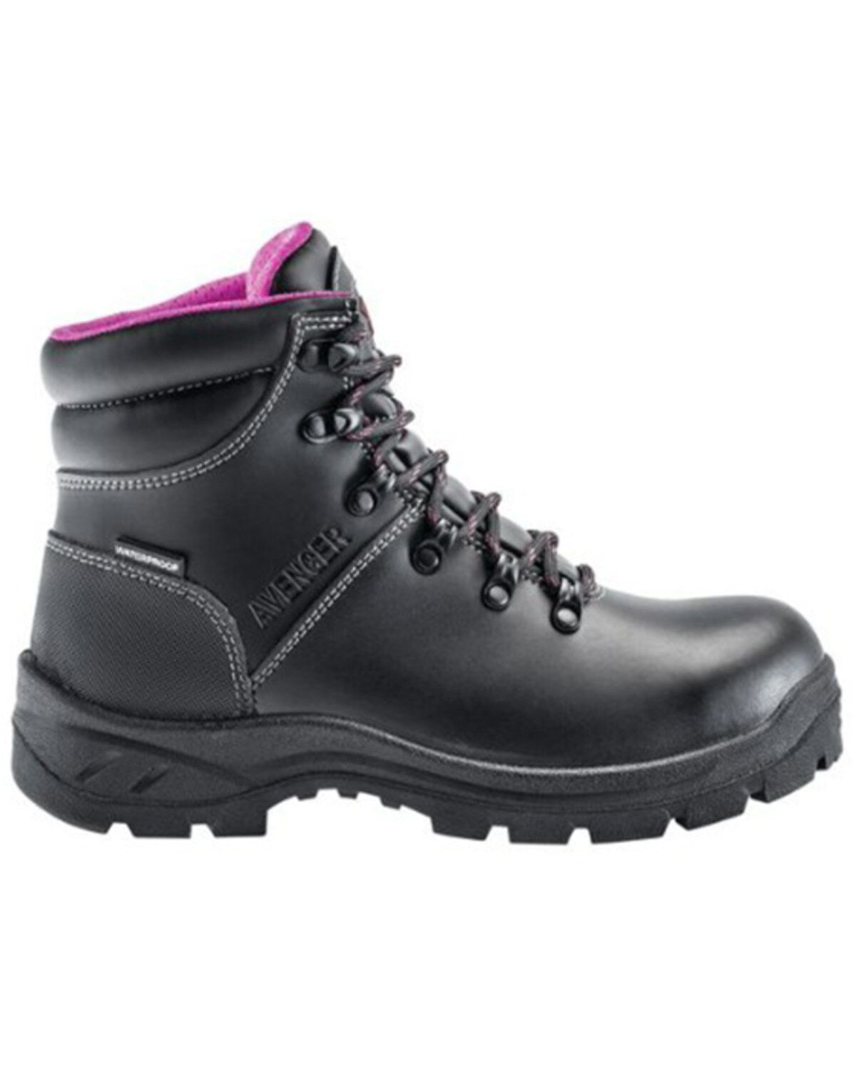 Avenger Women's Builder Mid Water Repellant Lace-Up Work Boots - Soft Toe