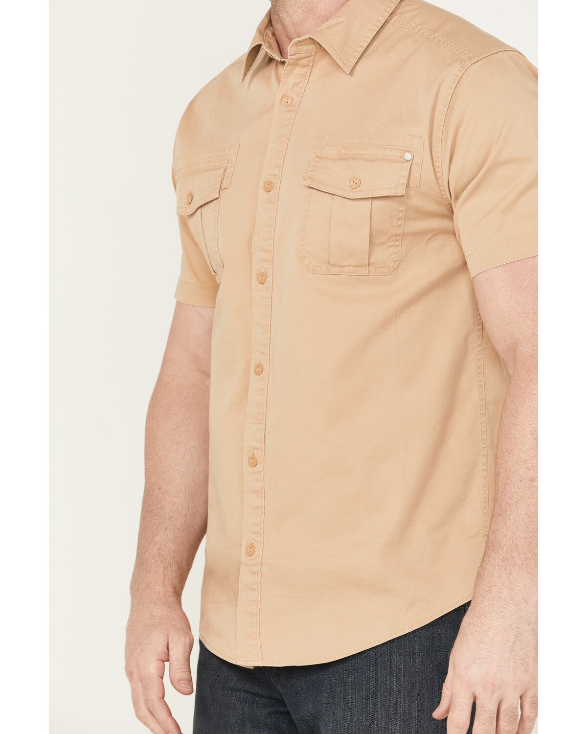 Thorogood Men's Stretch Utility Short Sleeve Button-Down Work Shirt