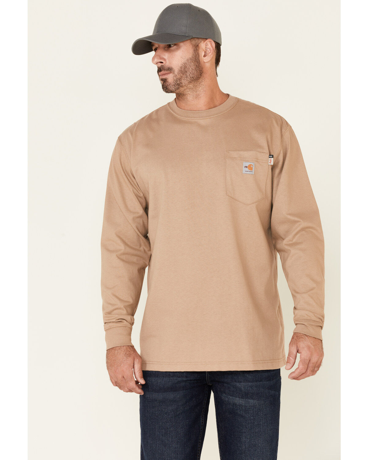 Carhartt Men's Flame Resistant Force Long Sleeve Work T-Shirt
