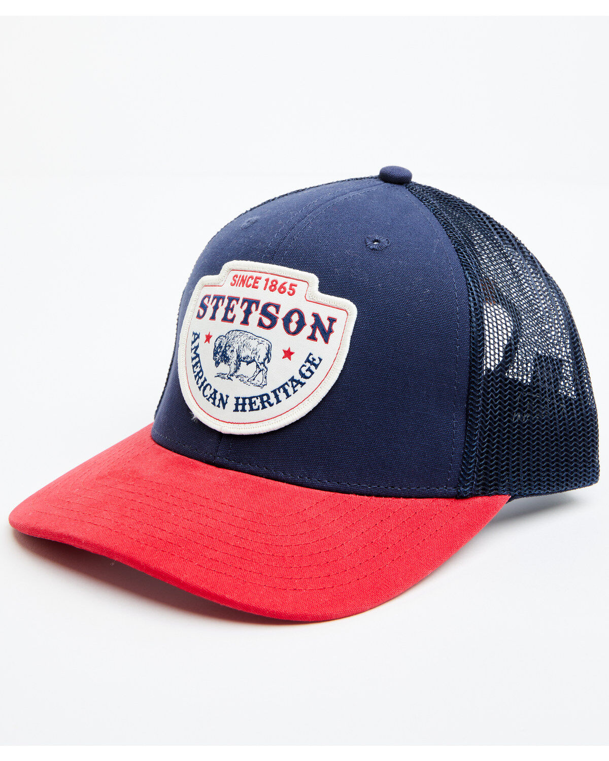 Stetson Men's Bison Patch Trucker Cap
