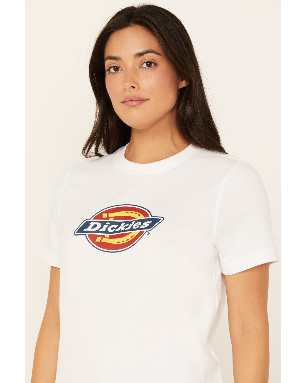 Dickies Women's Tri-Color Logo Short Sleeve Tee