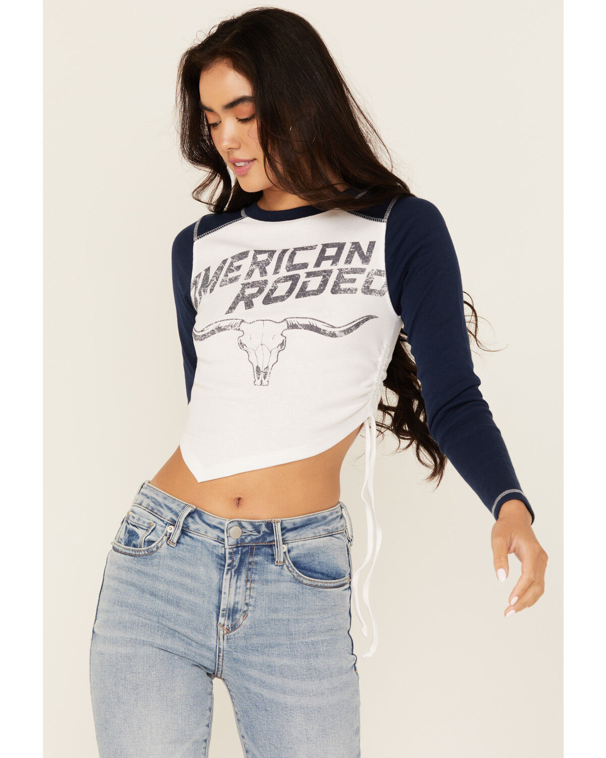 Youth in Revolt Women's American Rodeo Long Sleeve Graphic Tee