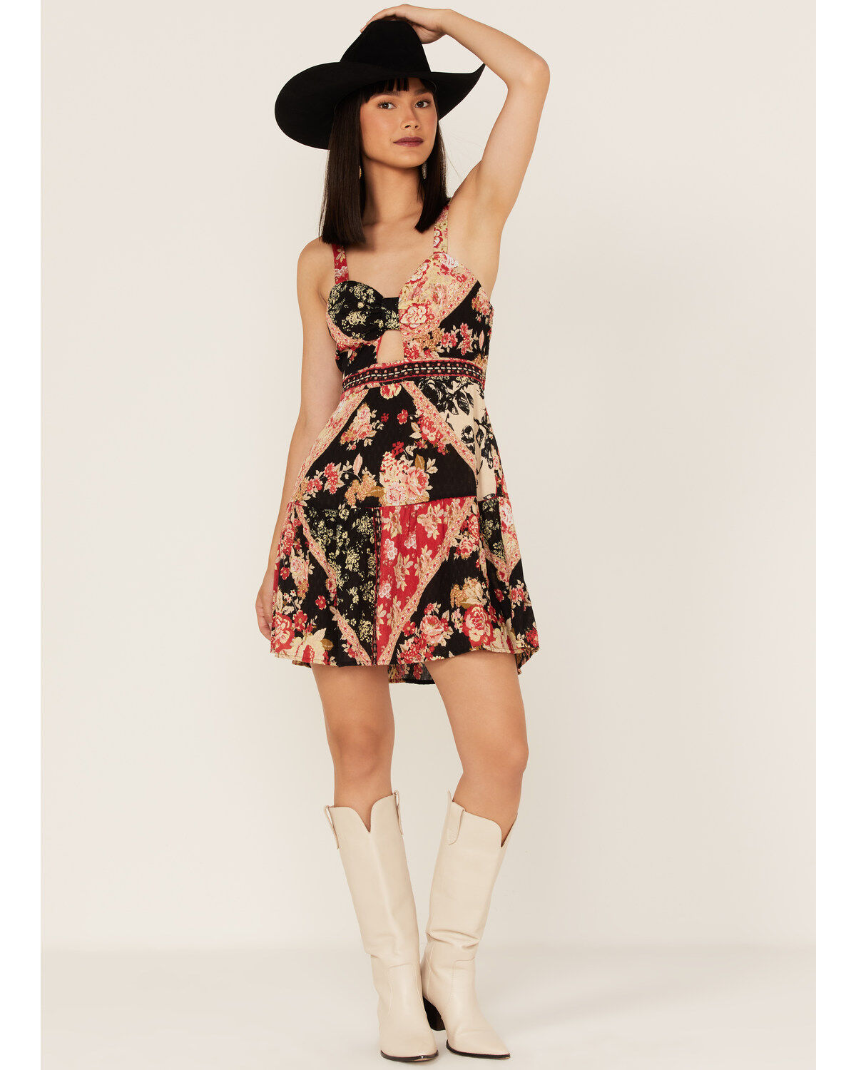 Band of the Free Women's Can't Buy A Thrill Floral Print Mini Dress