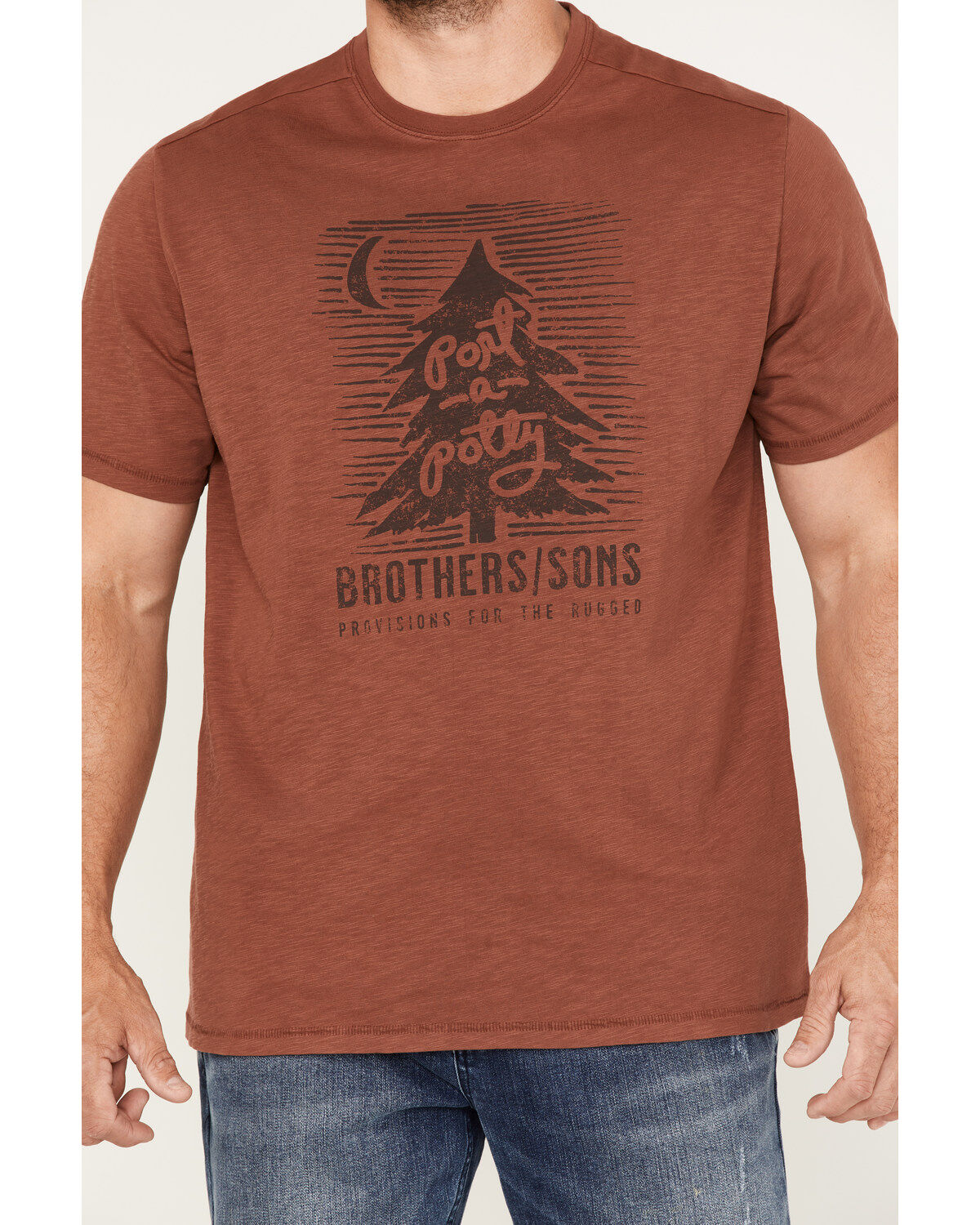 Brothers and Sons Men's Port-A-Potty Graphic T-Shirt