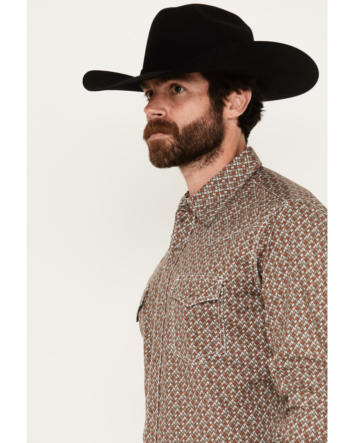 Wrangler 20X Men's Long Sleeve Snap Western Shirt