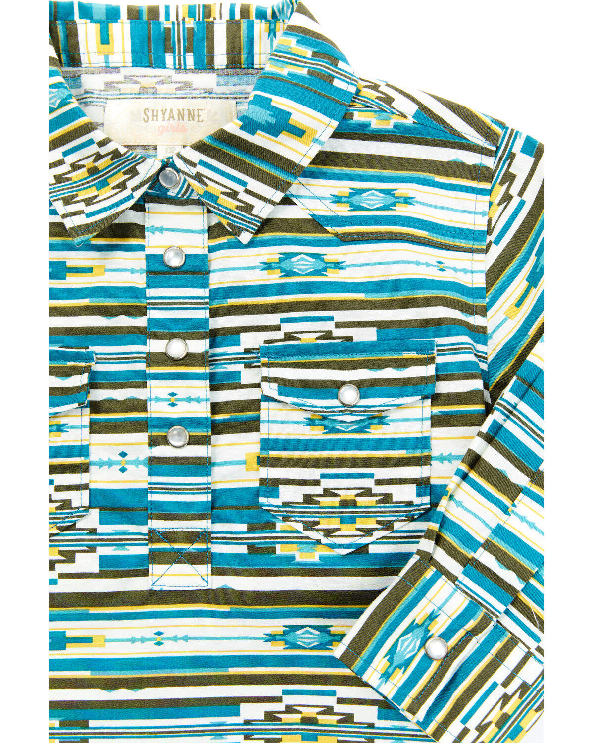 Shyanne Infant Girls' Southwestern Long Sleeve Onesie