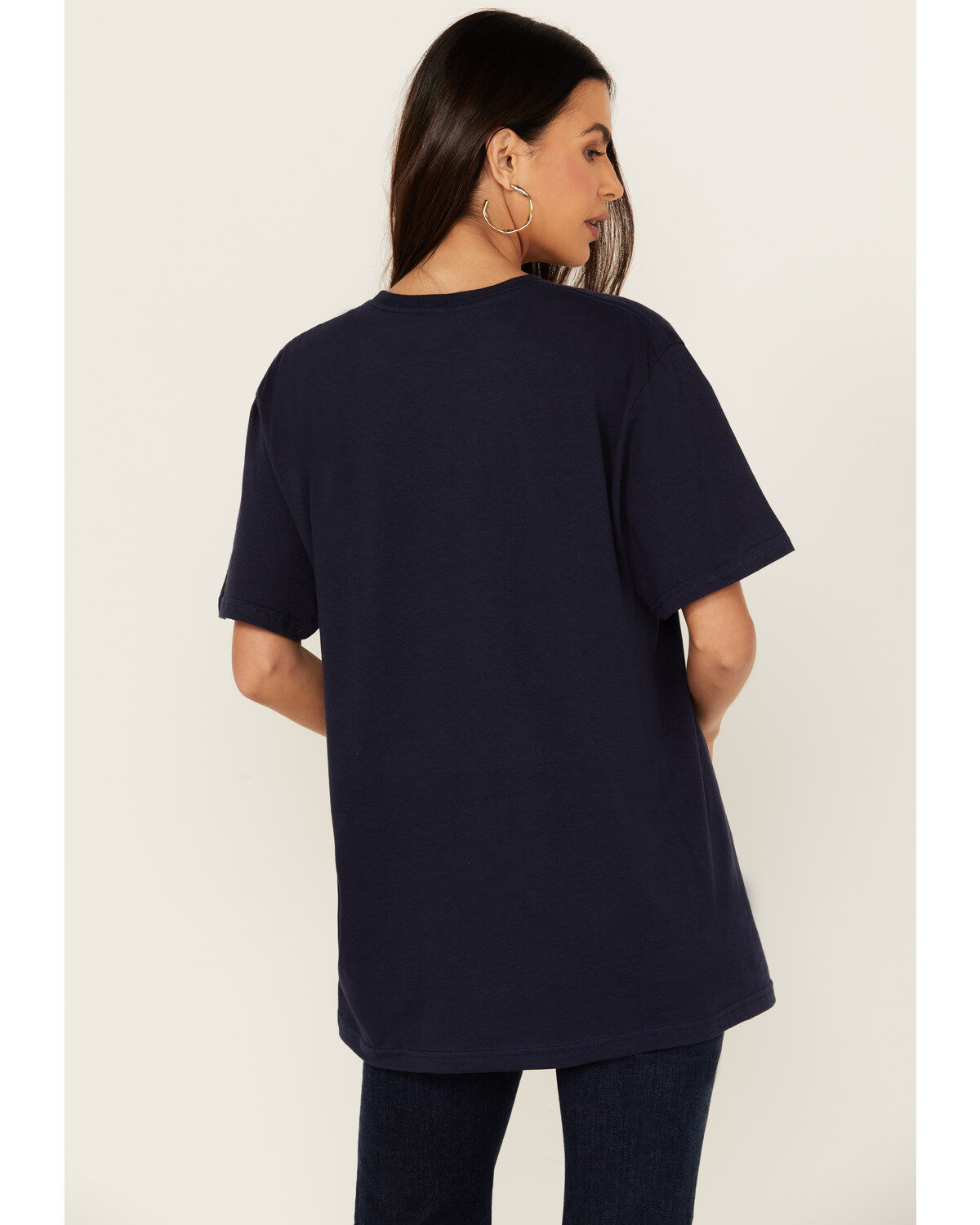 Bohemian Cowgirl Women's Eagle Destructed Short Sleeve Graphic Tee