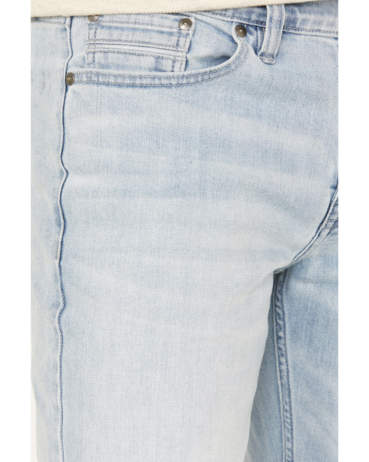 Brothers and Sons Men's Sedona Light Wash Slim Straight Stretch Denim Jeans