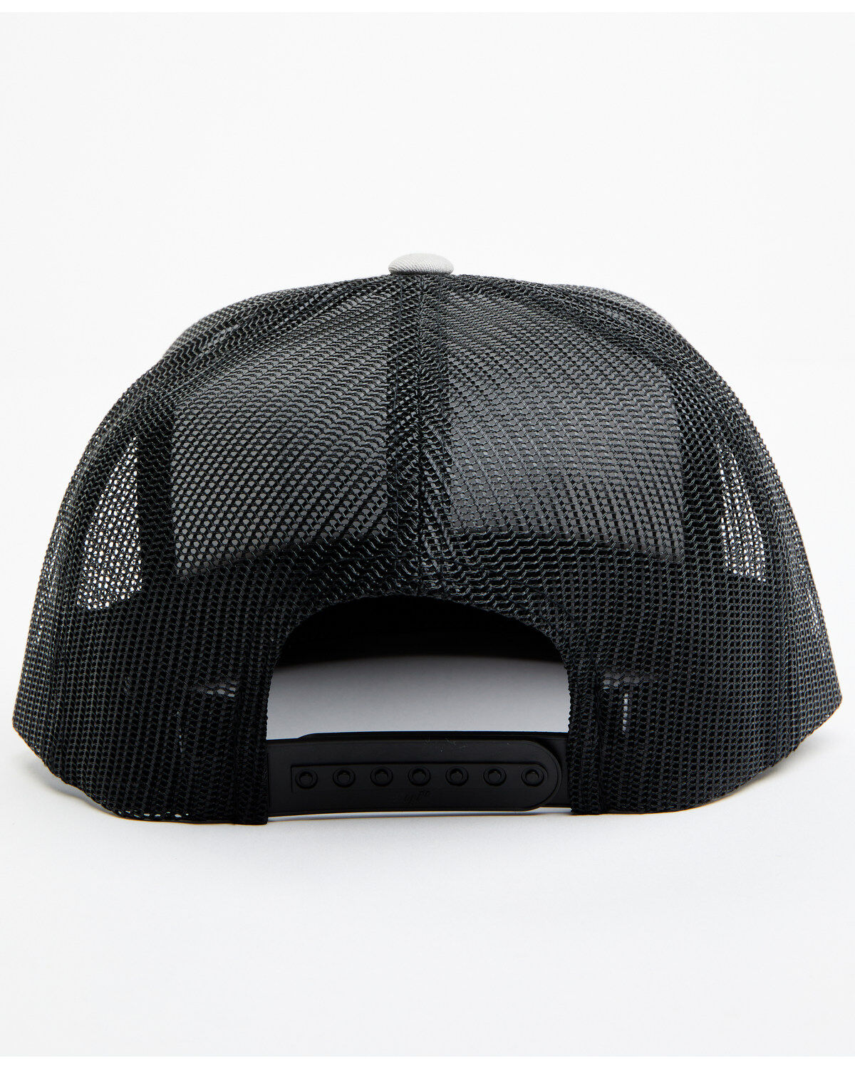 Lazy J Ranch Men's Black Elevation Cowhead Logo Patch Mesh-Back Ball Cap