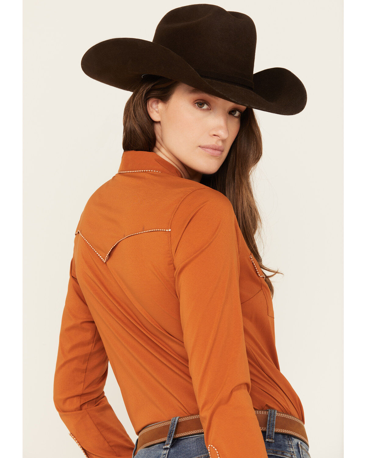 Shyanne Women's Long Sleeve Snap Vented Riding Shirt