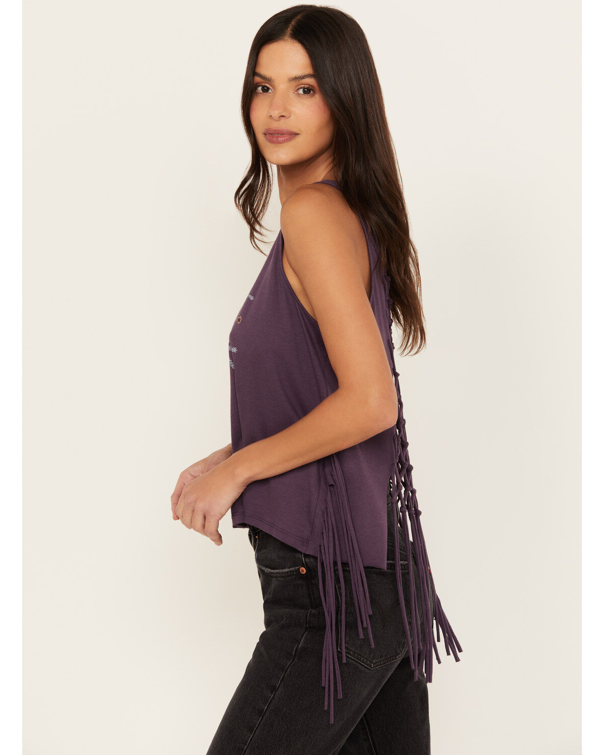 Shyanne Women's Cage Back Graphic Tank