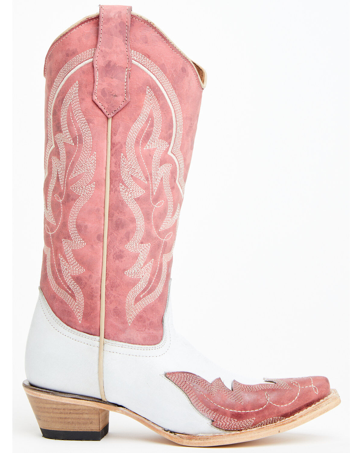 Circle G Women's Wingtip Overlay Western Boots - Snip Toe