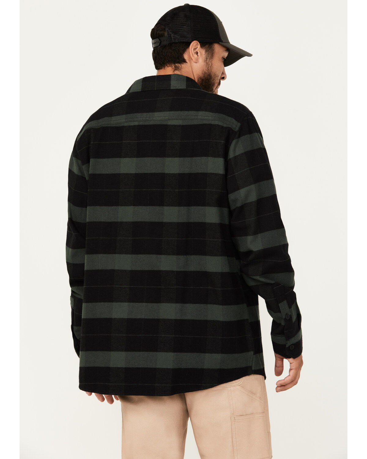 Hawx Men's Flannel Button-Down Work Shirt