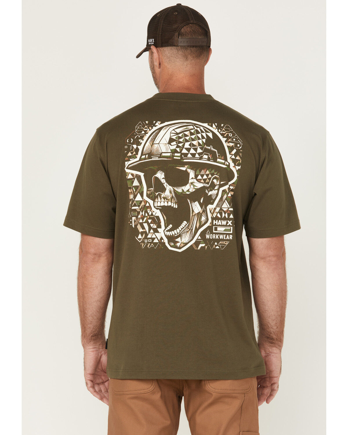 Hawx Men's Scream Skull Short Sleeve Graphic T-Shirt
