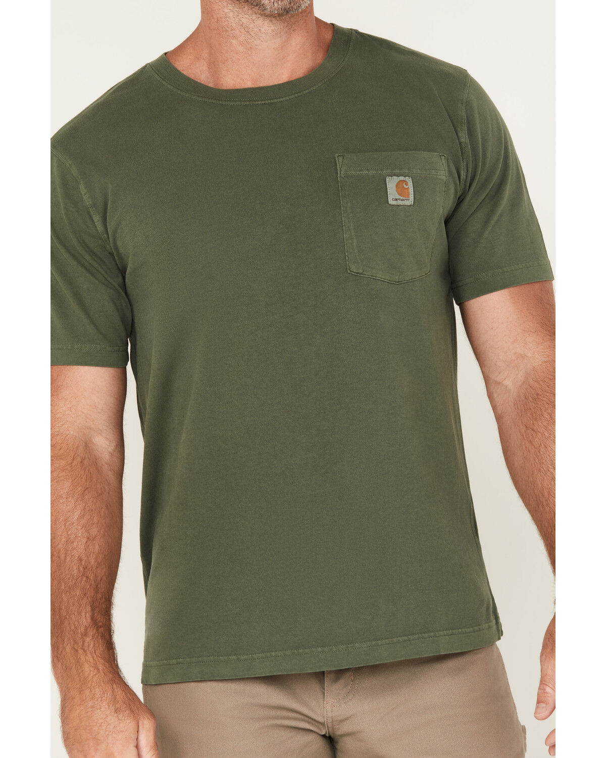 Carhartt Men's Re-Engineered Relaxed Fit Lightweight Short Sleeve Garment Dyed Pocket T-Shirt
