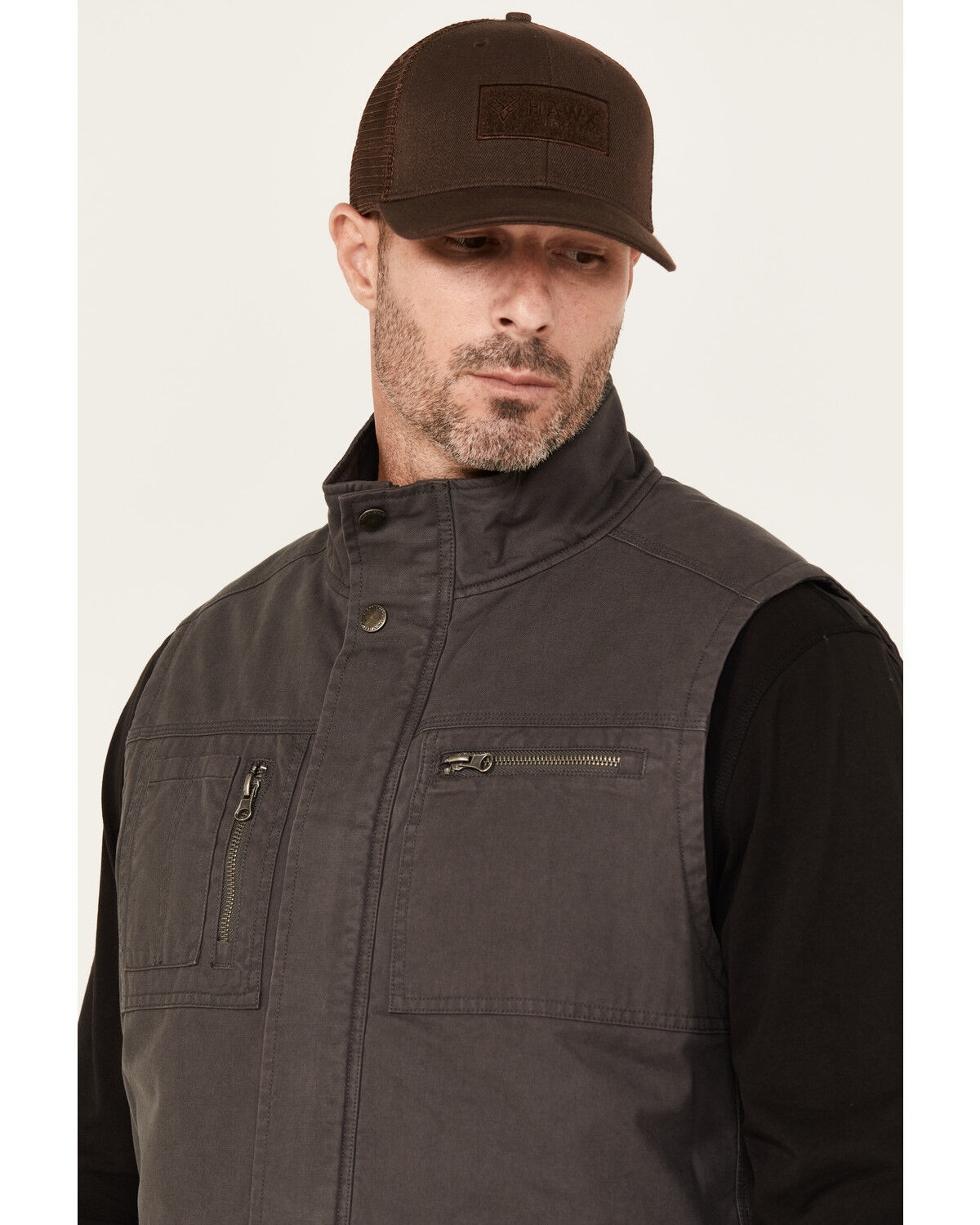 Lucky Brand Workwear Men's Slub Canvas Insulated Vest