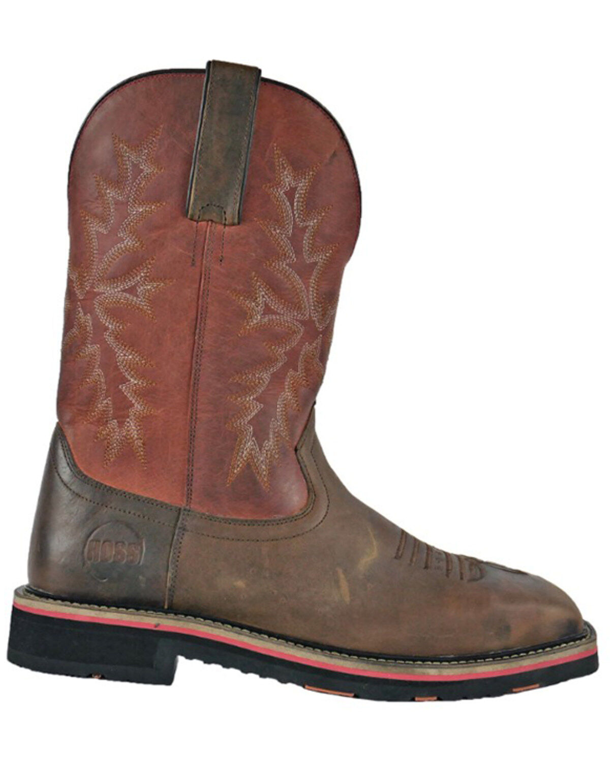 Hoss Men's Landon 11" Wellington Western Work Boots - Composite Toe