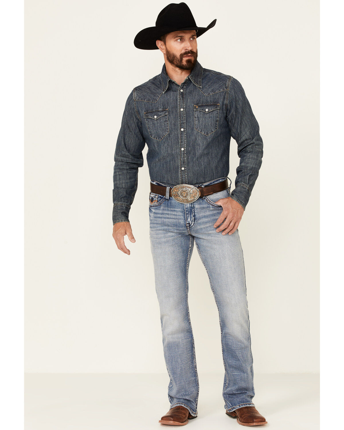 Cody James Core Men's Holt Medium Wash Stretch Slim Bootcut Jeans